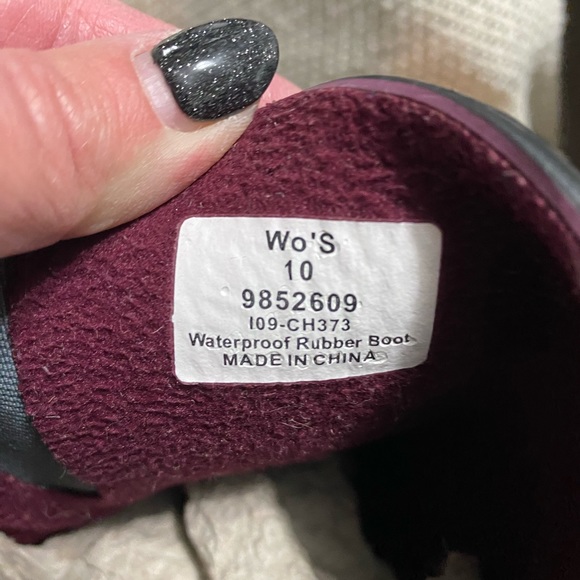 Sperry Topsider Rain Boots, Size 10‎ - Picture 4 of 7